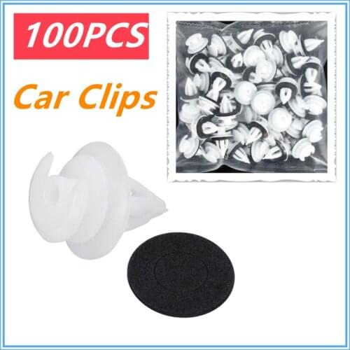 100Pcs 8mm Car Door Panel Auto Fasteners Trim Plastic Rivets Clips Panel Push Retainer For BMW E34 E36 E38 E39 E46 X5 M3 M5 Z3