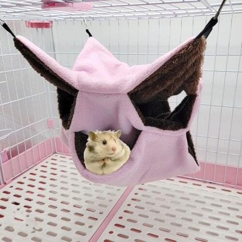 3Layers Hamster Hammock Rat House Comfortable Nest Warm Pet Habitat Hanging Cage