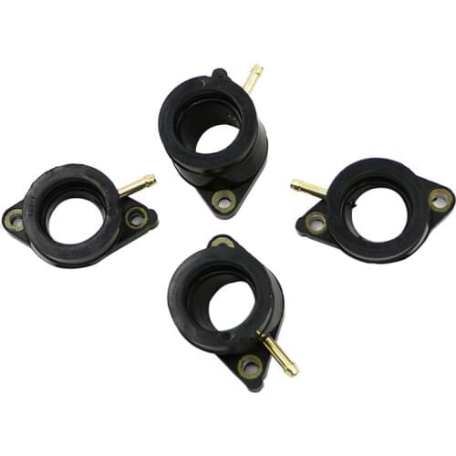 4 Piece Motorcycle Carburetor Interface Carb Intake Manifold Glue pipe Insulator for YAMAHA XJ550 XJ 550 1981 -1983 1982
