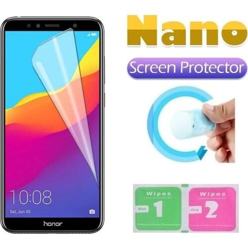 5PCS Explosion-Proof Nano Protective Film for Huawei Honor 9 10 20 8S 8E 8C 8A 10 20 Lite 30 20 10 Screen Protector Film