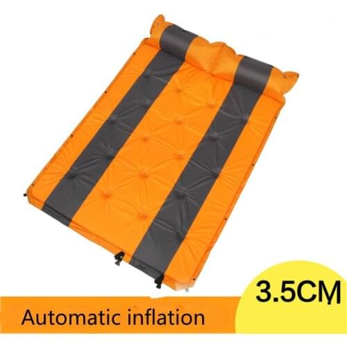 Outdoor Camping Automatic Inflatable Cushion Sexy Car Travel Bed Double Inflatable Bed Thickened Widened Camping Picnic Mat 35MM