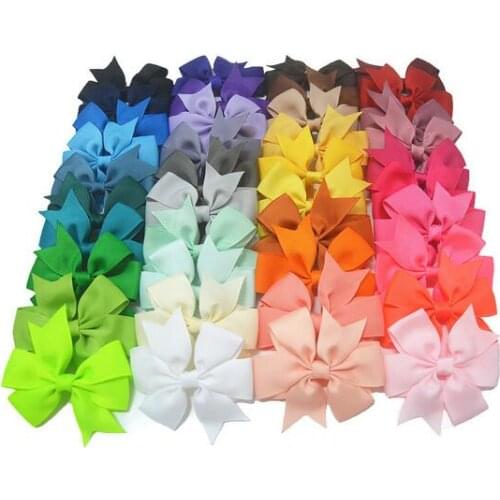 Baby Girl Grosgrain Ribbon Boutique Hair bows For children hair accessories WHS10015