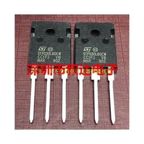 Free shipping 10PCS STPS30L60CW STPS30L60 TO-247 60V 30A