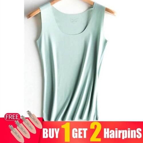 Seamless comfortable vest modal camisole womens summer outer wear icy sleeveless vest womens bottoming loose summer thin vest