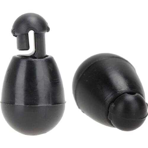 20Pcs Black Rapid Quick Change Beads Camo Fishing Change Hook length Instantly Shock Bead for Carp Fishing Method Feeder Beads