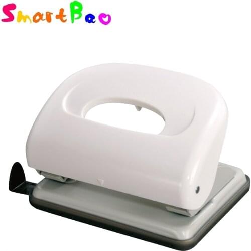 Two-hole Paper Punch, Office Document Paper Puncher, Mini Double Hole Punch for Office; Hole Size 6mm; 16 Paper Capacity #96X9