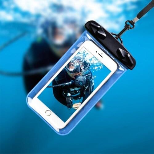 Round Folder Waterproof Bag Mobile Phone Bag Portable Swimming Waterproof Bag Rafting Water Sports Essential New