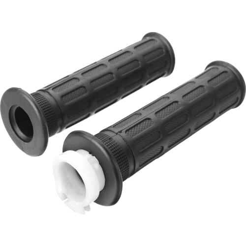 Mayitr 2pcs Motorcycle Throttle Cable Tube Sleeve Handle Handlebar Grip For Honda