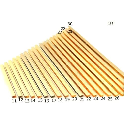 15~30cm Metal Edging strip Wallet frame wallet edging straight Purse edging Light Gold