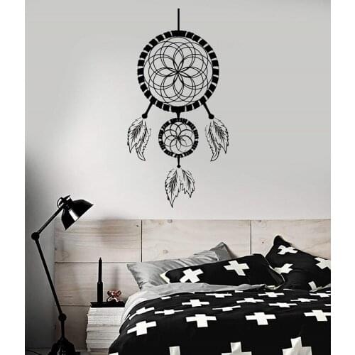 Wall Decal Dreamcatcher Dream Catcher Bedroom Talisman Vinyl Stickers Unique Gift 2SH5