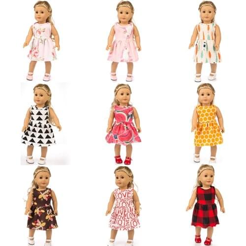 New Dress Fit for American Girl Doll Clothes 18-inch Doll , Christmas Girl Gift(only sell clothes)