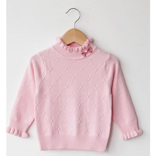 Autumn and Winter Baby Girls Sweaters 2020 New Fashion Girls Clothing Bow Cotton Girls Sweaters and Pullover DQ686