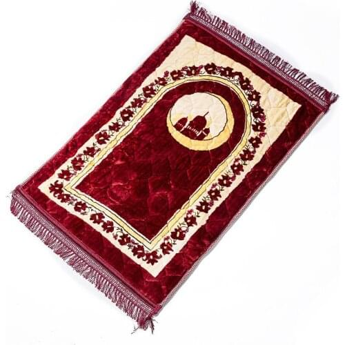 Drop Shipping New Muslim Prayer Carpet Outdoor Garden Rug Pilgrimage Mat For Living Room Home Bedroom Bedside Carpet 80*120cm