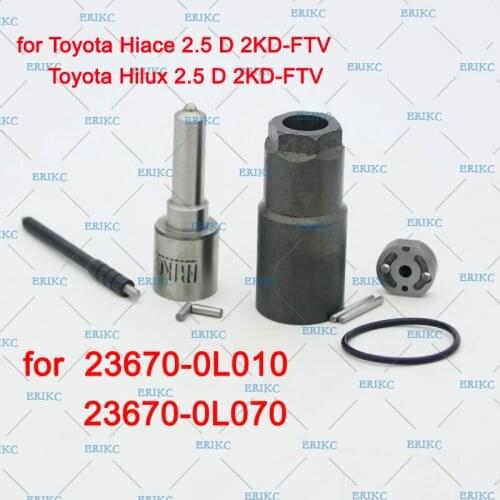 095000-7761 095000-7761 Injector Nozzle Repair Overhaul Kits Nozzle DLLA145P864 Valve 07# for Toyota 23670-0L010 23670-0L070