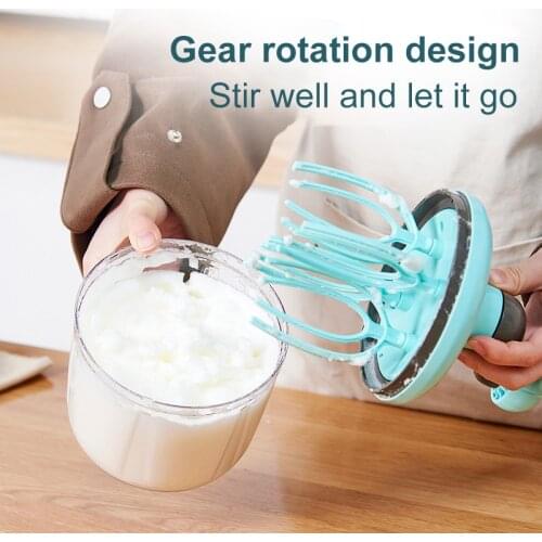 Manual Hand Mixer Self Turning Egg Stirrer Semi-automatic Egg Beater Egg Whisk Kitchen Accessories Egg Tools Cocina
