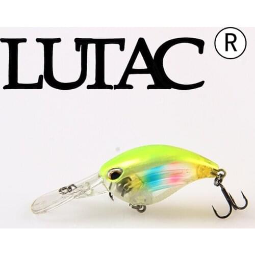 LUTAC Fishing Lures 6cm 5.8g Small Crank Lure Artificial Crankbait Fishing Wobbler Tackle Sea Fishing Bass Lure