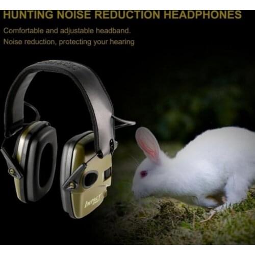 Outdoor Hunting Anti-Noise Headset Tactical Electronic Shooting Earmuffs Ear Protective Headset Hunting Hearing Protection