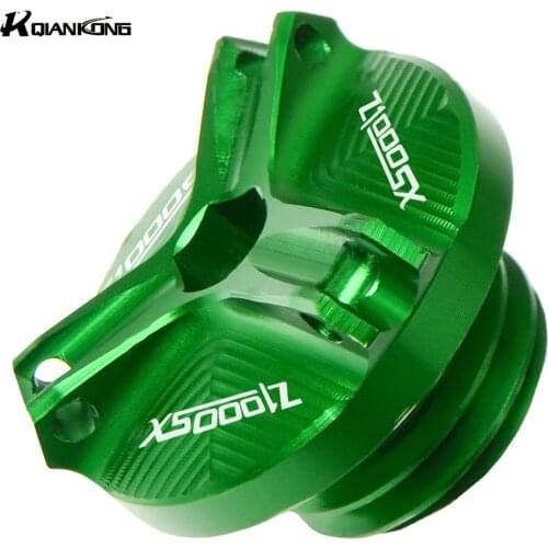 For Kawasaki Z1000SX Z1000 SX 2016 2017 2018 2019 2013 Motorcycle Aluminum M20*2.5 CNC Engine Oil Filter Cup Plug Cover Screw