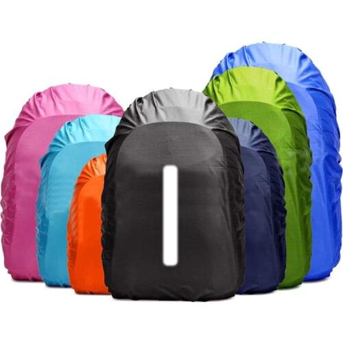 Rain Cover Backpack Reflective 20L 35L 45L 60L Waterproof Bag Camo Tactical Outdoor Camping Hiking Climbing Bag Dust Raincover
