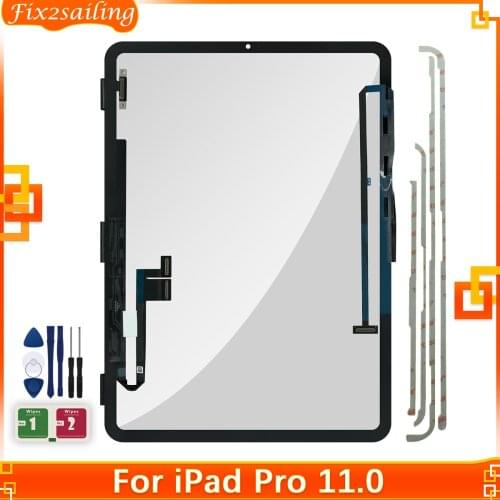 Glass For iPad Pro11 Digirtizer Sensor Glass Panel A1980 A1934 A1979 Touch screen Replacement For iPad Pro 11Tool Adhesive