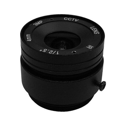 1/2.5" 4mm 3 MP HD CCTV Lens 78 Degrees Wide Angle F1.4 CS Fixed Lens For HD IP CCTV Security Camera SL-4014MP