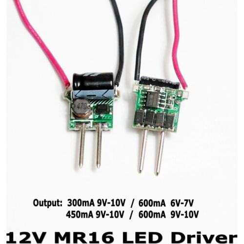 5 pcs MR16 12V Low Voltage Constant Current LED Driver 300mA / 450mA / 600mA 3W 4W 5W 6W Power Supply