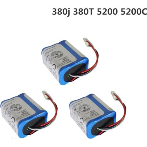 New 7.2V 2500mAh Replacement Battery For iRobot Roomba Braava 380 & 380T / Mint 5200 / Mint 5200c Battery High Power 3Pcs