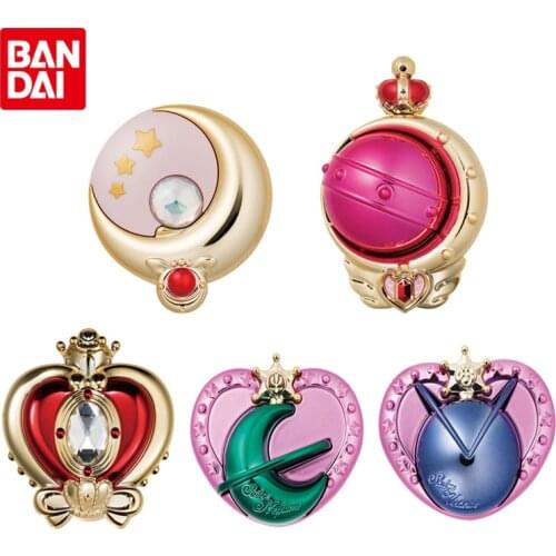 Bandai Genuine Gashapon Sailor Moon Minie Makeup Mirror 03 Cute Anime Action Figure Collectable Model Gacha Toys for Kids