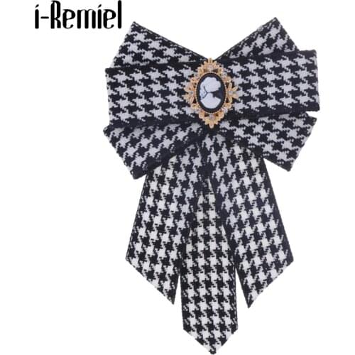 I-Remiel Bowtie Bows Breastpin Shirt Dress Vintage Shirt Butterfly Neck Ties Pins And Brooches Kawaii Gifts For Guests Women Men