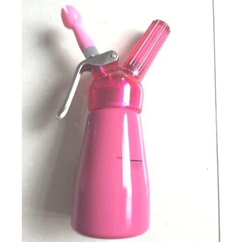 Free Shipping Artisan Whipped Cream Dispenser, Professional Aluminum Cream Whipper with Translucent Head(00230)