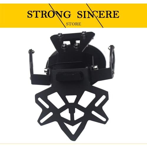 For KAWASAKI NINJA 400 2018 ninja 400 Motorcycle accessories tail license plate frame license plate installation lamp