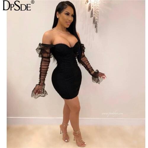 Летние платья мини DPSDE China At AliExpress