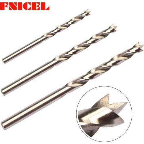 Dowel Locator Puncher Sharp Drill Bit Triple Punch Positioning Device Bit for Woodworking Tools Three-in-one Hole Opener