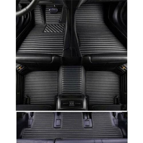 Good quality! Custom special car floor mats for Chevrolet Traverse 7 8 seats 2016-2010 waterproof rugs carpets for Traverse 2013