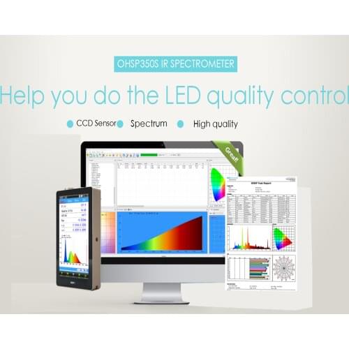 OHSP350S Light source colorimeter/LED Spectral Irradiance Colorimeter/Portable spectrometer/Illuminance meter