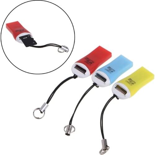 Whistle Style Mini USB 2.0 Micro SD SDHC SDXC T-Flash Memory Card Reader Adapter