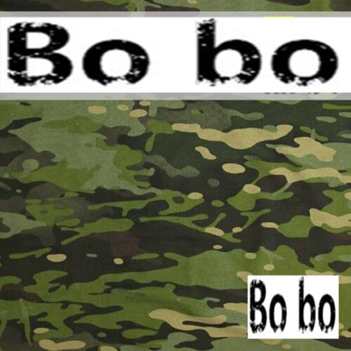 Nylon stretch spliced jungle camouflage fabric