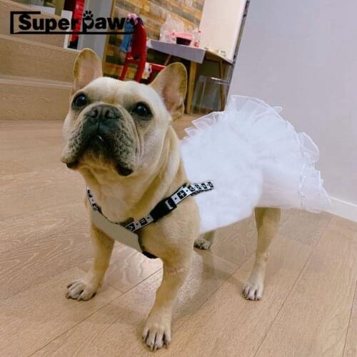 New Pet Dog Puppy Skirt Jumpsuit Clothes For Small Medium Dogs French Bulldog Pug Skirt Clothing Dropshipping YKC08 YKC09