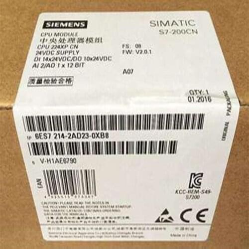 Siemens new CPU 6ES7214-2AD23-0XB8