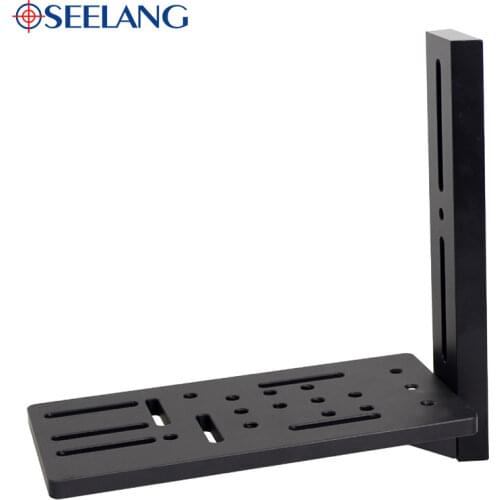 OSEELANG All metal L Type Big Bracket For tripod fixed theodolite monocular Telescope Binoculars L-shaped head plate Adapter