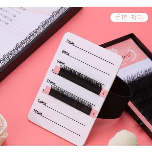 Hot Sale 2 Styles Fake Eyelash Tray Strip Stand Individual Eyelash Extensions Hand Plate Eye Lash Grafting Stand Palette Tool