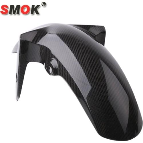 SMOK Motorcycle Pre-Preg Carbon Fiber Front Fender Splash Mud Guard Dust Mudguards For Yamaha YZF R3 R25 2016 MT03 MT-03 MT 03