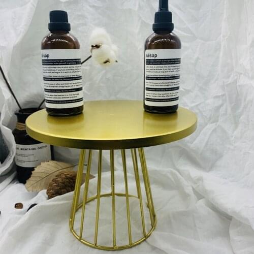 Gold Wrought Iron Cake Stand Wedding Birthday Party Cupcake Holder Exquisite Cake Dessert Fruit Round Cake Display 2Pcs/Set