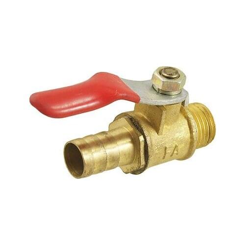 Full Port 12.7mm Male Thread Pneumatic Control Ball Valve Igego