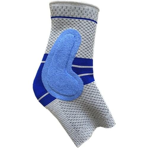 Professional 3D Elastic Silicone Ankle Support Brace Fitness Compression Anti-sprain Protector Basketball Football Ankle Guard