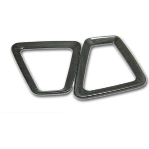 Car Dashboard Air Condition Outlet Frame Decoration Sticker Trim For Volvo XC60 2018 Stainless Steel Black Interior Styling