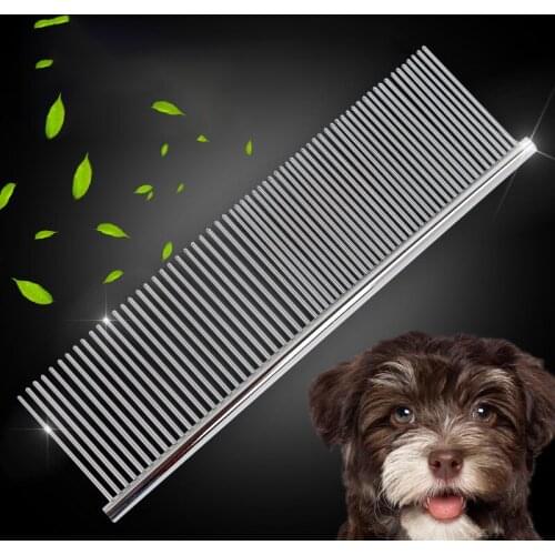 Sparse And Dense Double-Tooth Comb Hairbush Combs For Hair Dog Grooming Brush Removes Pet Hairs Brushes For Dogs Accessoires