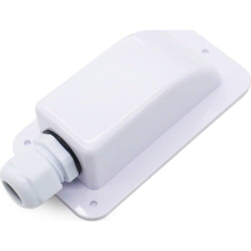 N0HF ABS Junction Box Link Solar Weatherproof ABS Solar Double Cable Entry Gland RV Yacht Modification Supplies