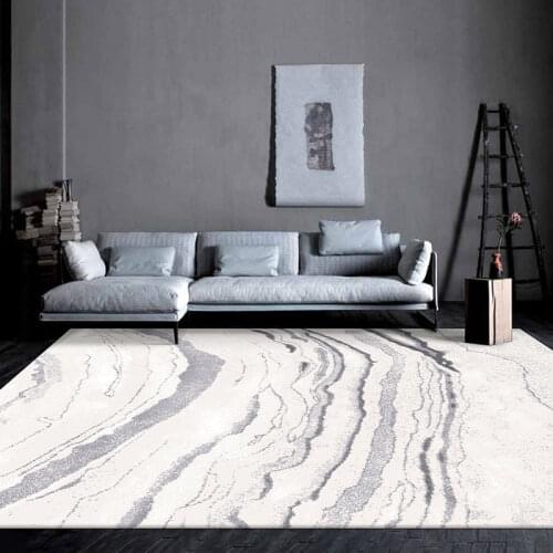 Nordic Design Carpets For Living Room Modern Bedroom Rug Sofa Coffee Table Floor Mat Thick Study Light Luxury Rugs And Carpets