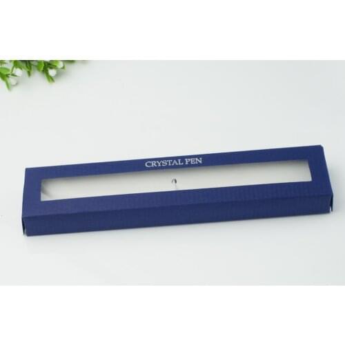 Foldable transparent PVC Pencil Case Pen Box Fine Small Box Storage Stationery Supplies